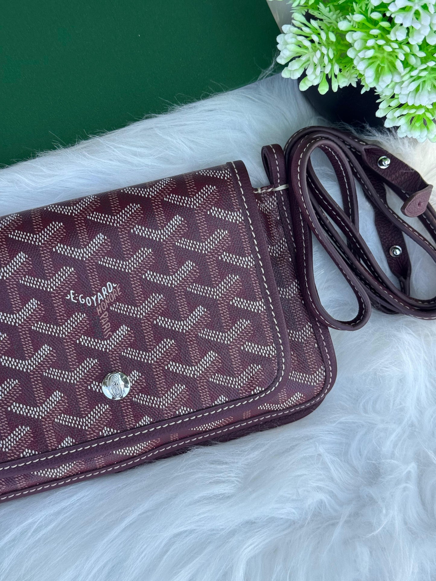 GOYARD Plumet Pocket Wallet Super master Quality with box and dust bag Size 19 cm