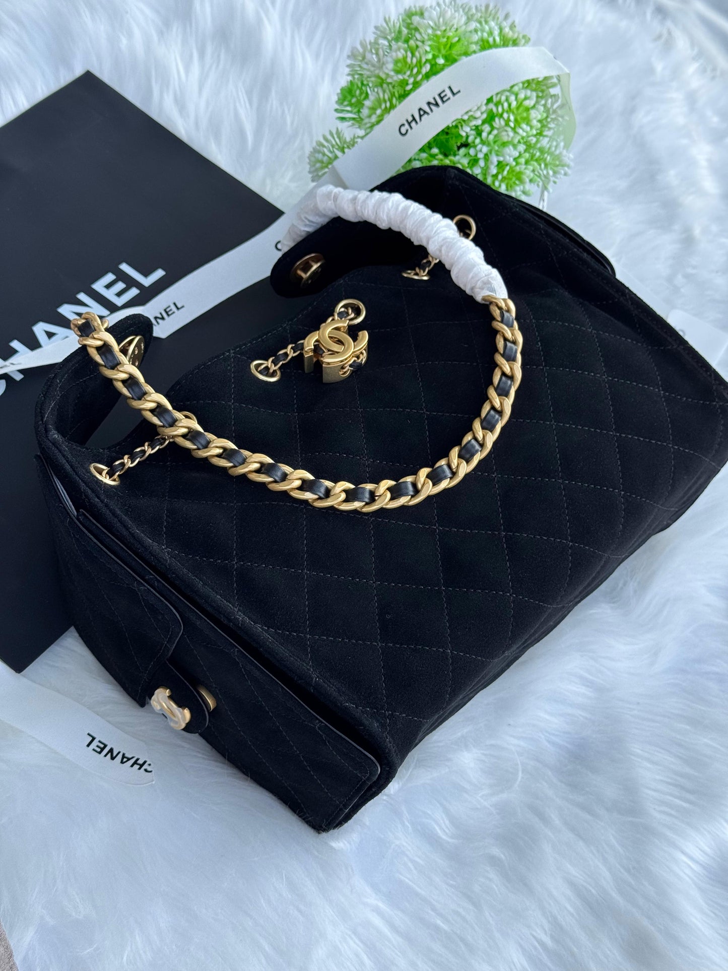 CHANEL Hobo mini Super master Quality with box and dust bag Size 25 Cm