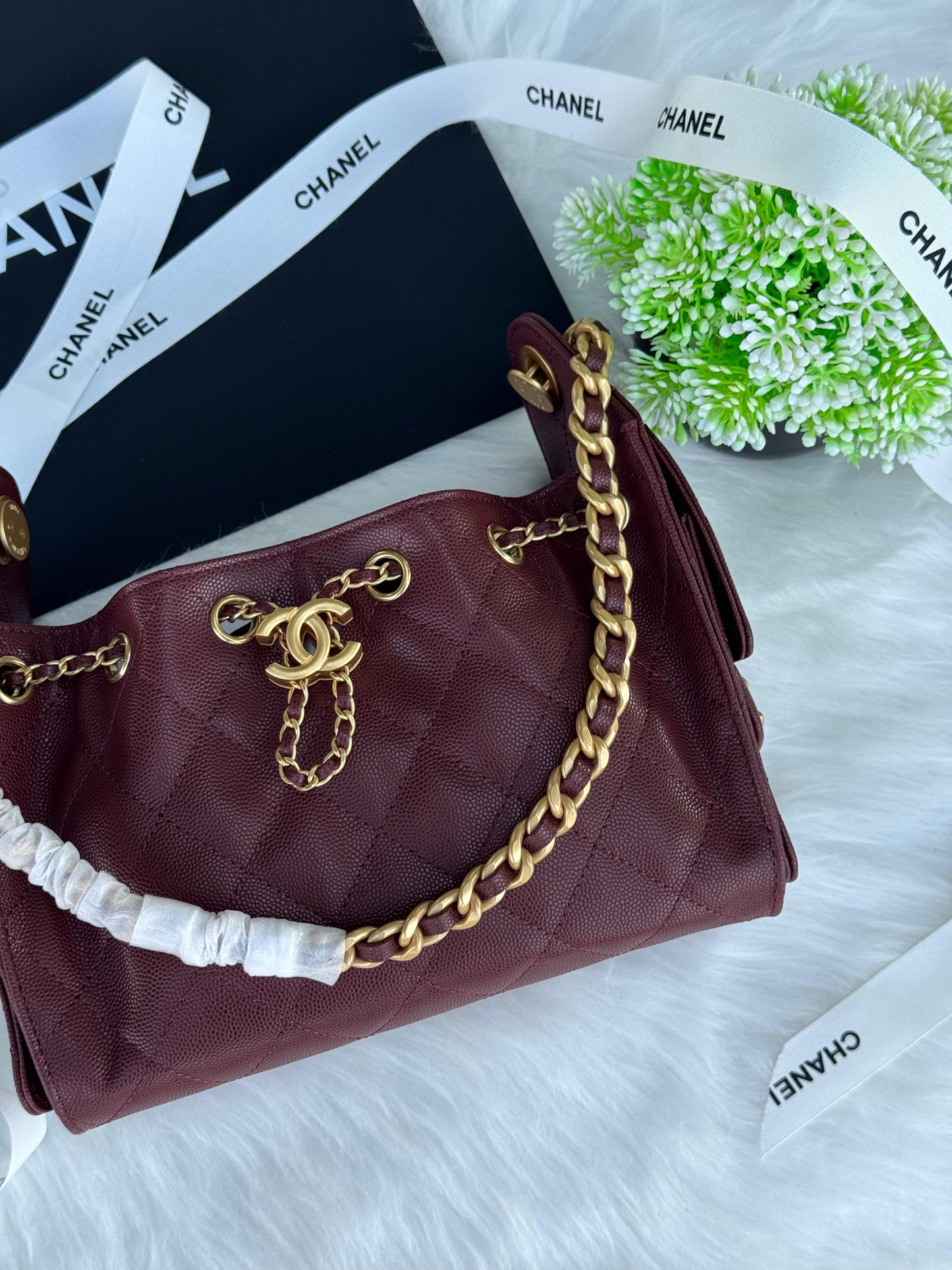 CHANEL Hobo mini Super master Quality with box and dust bag Size 22 cm