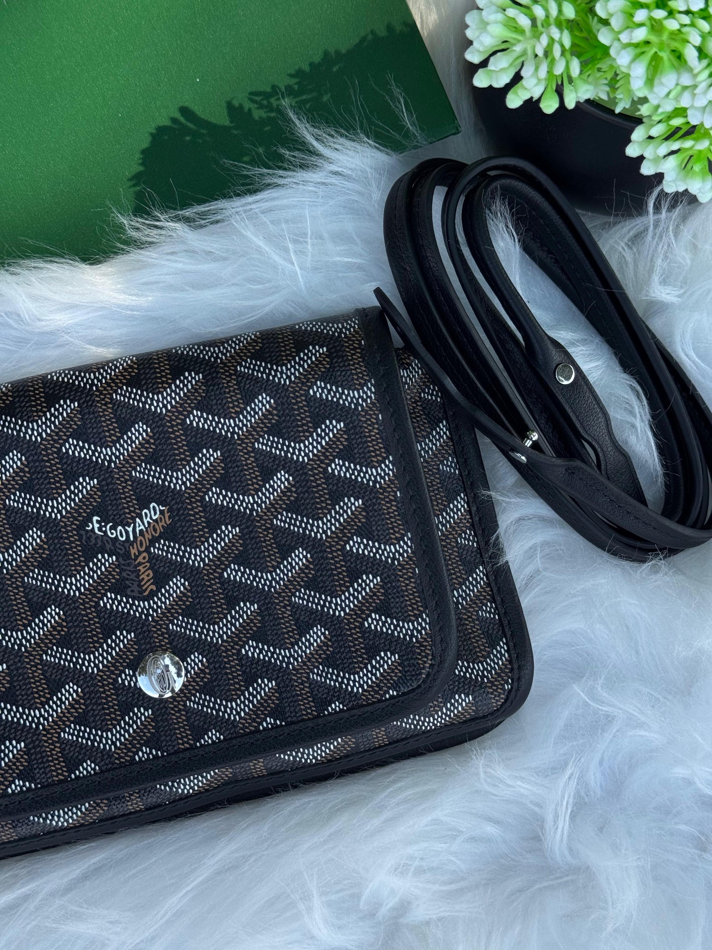 GOYARD Plumet Pocket Wallet Super master Quality with box and dust bag Size 19 cm