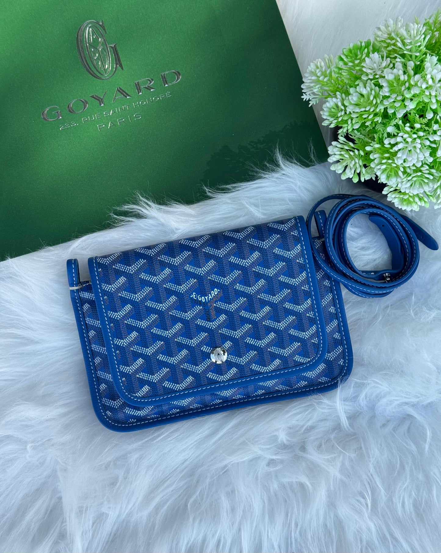 GOYARD Plumet Pocket Wallet Super master Quality with box and dust bag Size 19 cm