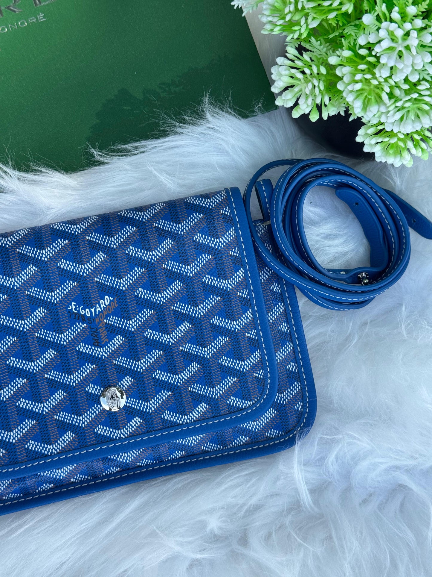 GOYARD Plumet Pocket Wallet Super master Quality with box and dust bag Size 19 cm