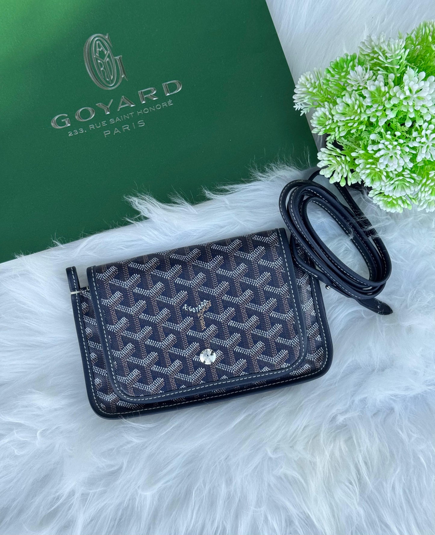 GOYARD Plumet Pocket Wallet Super master Quality with box and dust bag Size 19 cm