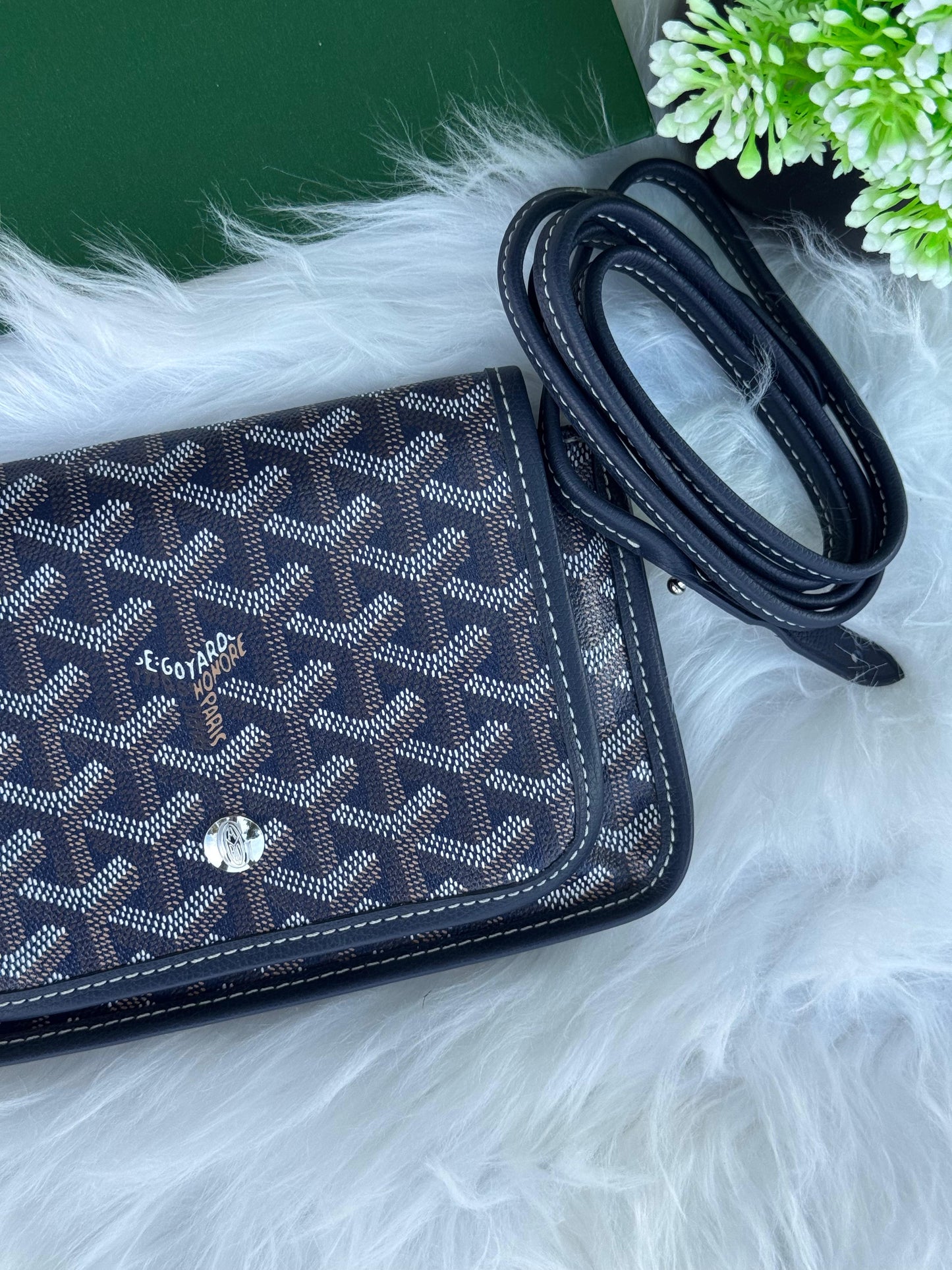 GOYARD Plumet Pocket Wallet Super master Quality with box and dust bag Size 19 cm