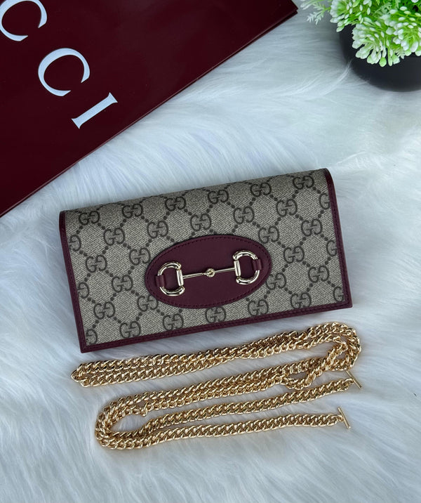 GUCCI Chain wallet Super master Quality with box and dust bag Size 18 Cm