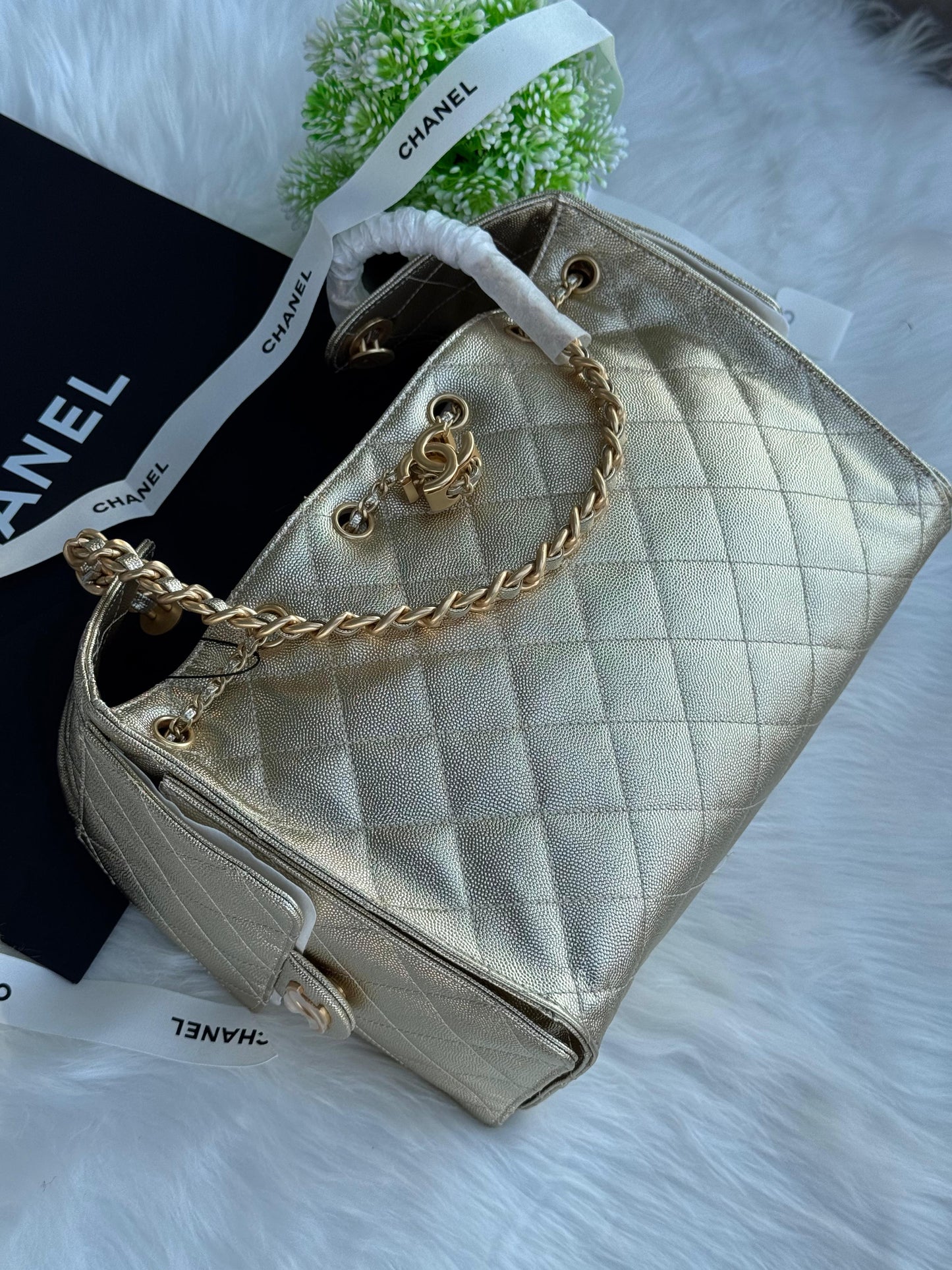 CHANEL Hobo mini Super master Quality with box and dust bag Size 25 Cm