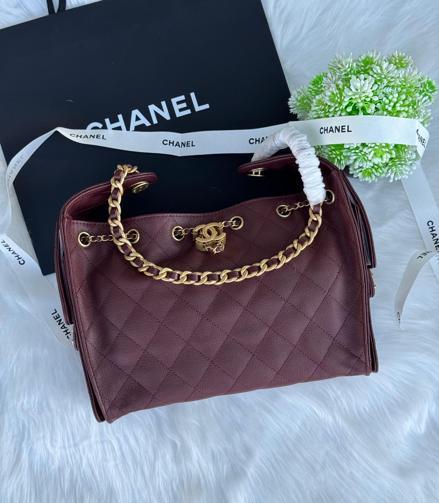 CHANEL Hobo mini Super master Quality with box and dust bag Size 25 Cm