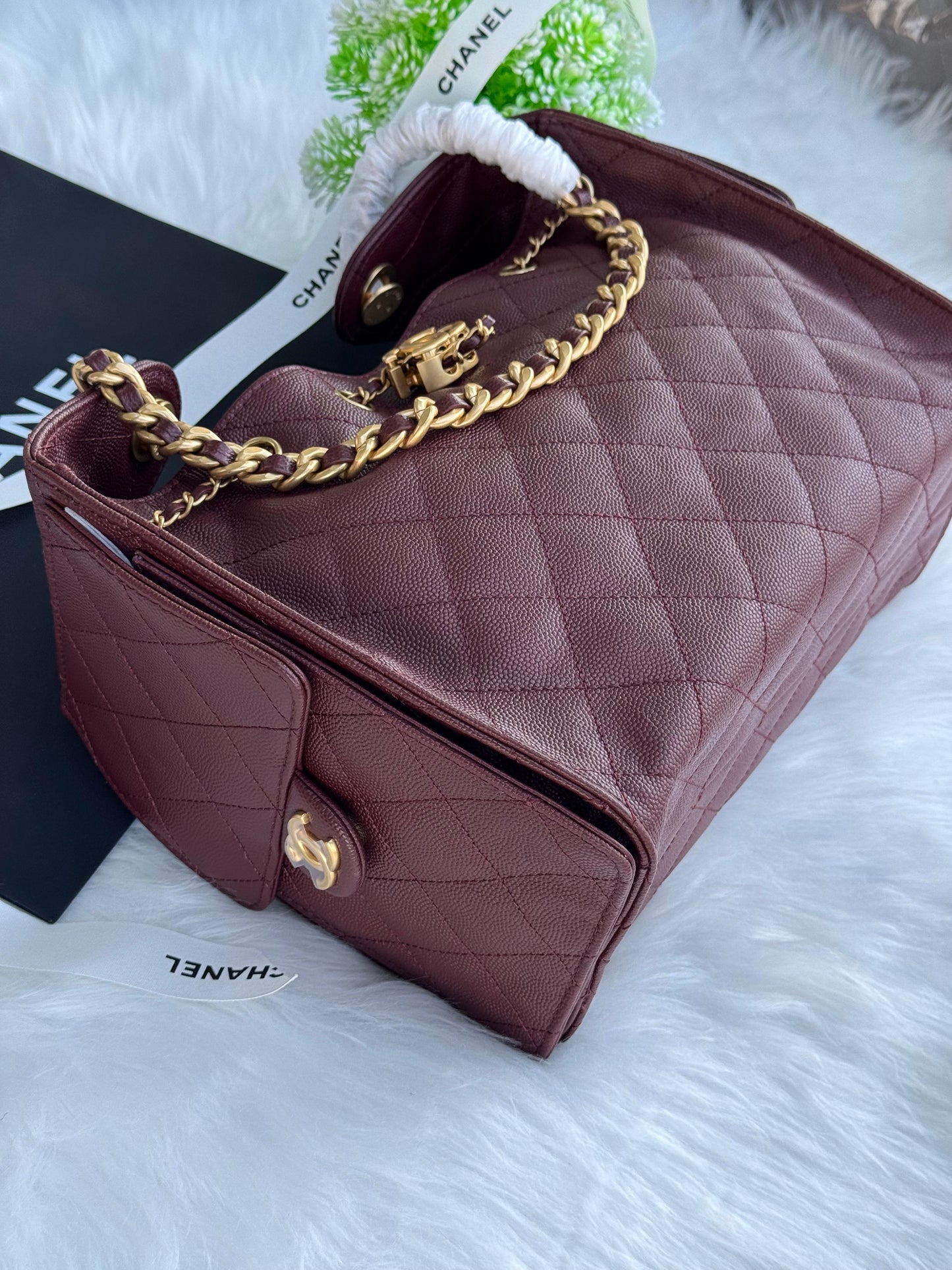 CHANEL Hobo mini Super master Quality with box and dust bag Size 25 Cm
