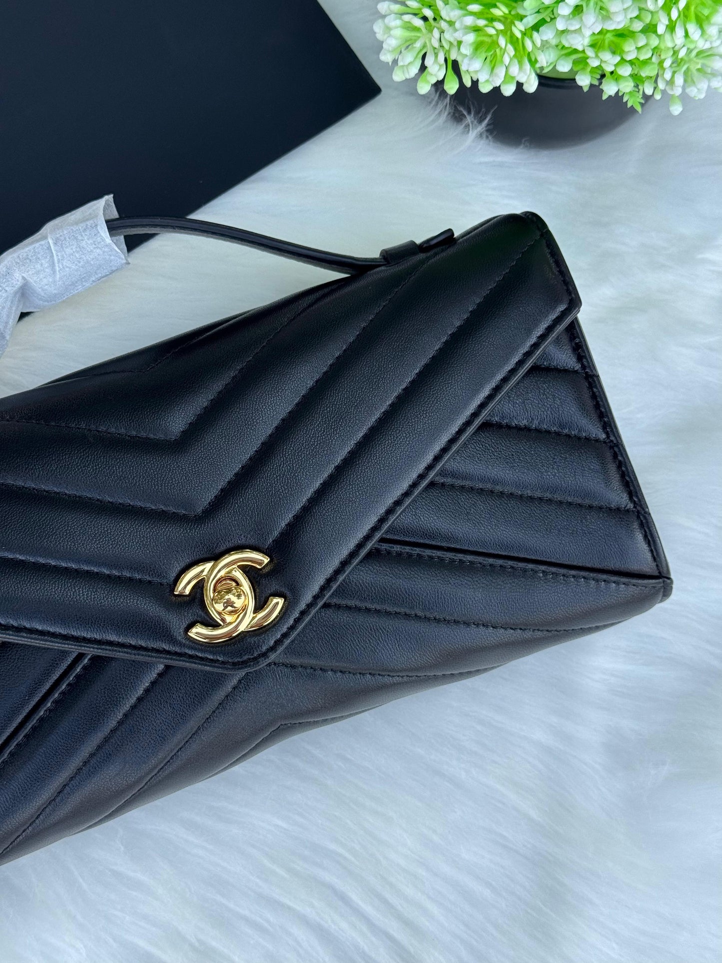 CHANEL Clutch bag Super master Quality with box and dust bag Size 25 cm