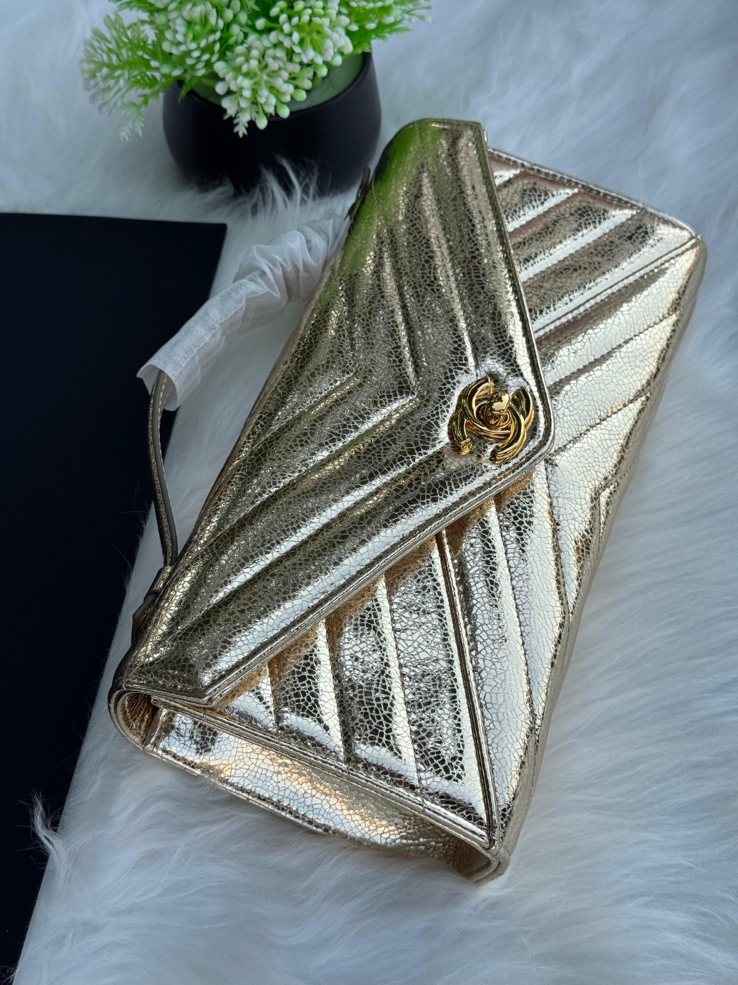 CHANEL Clutch bag Super master Quality with box and dust bag Size 25 cm