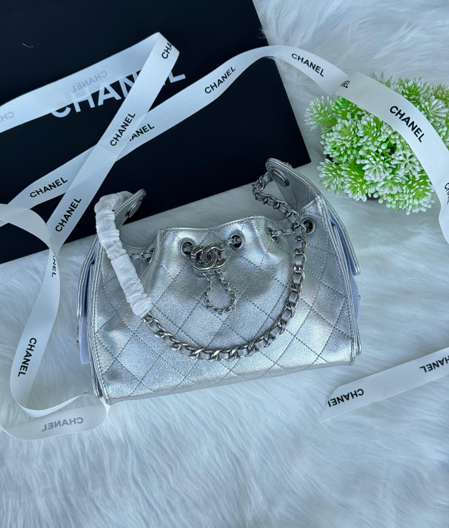 CHANEL Hobo mini Super master Quality with box and dust bag Size 22 cm