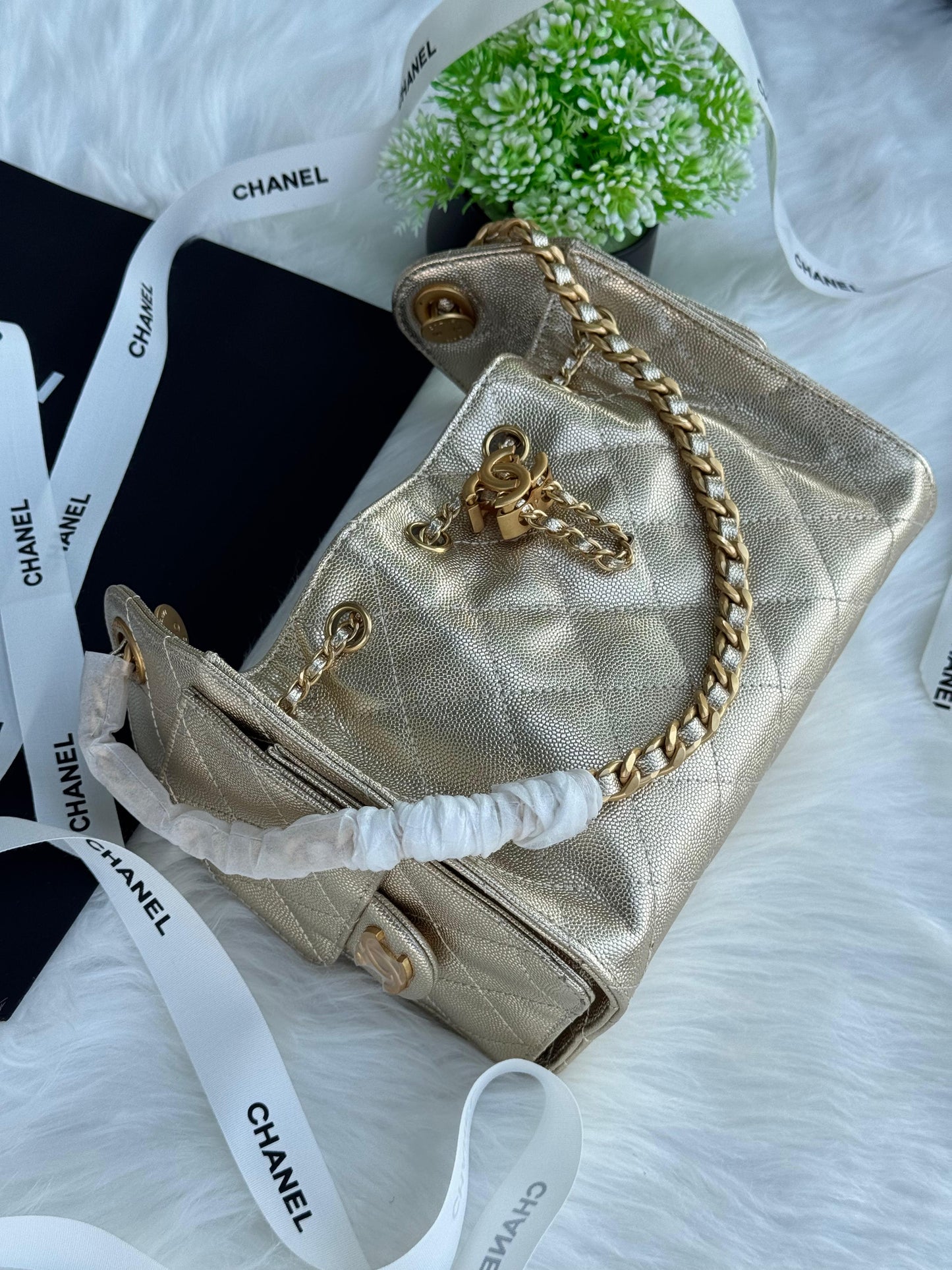 CHANEL Hobo mini Super master Quality with box and dust bag Size 22 cm