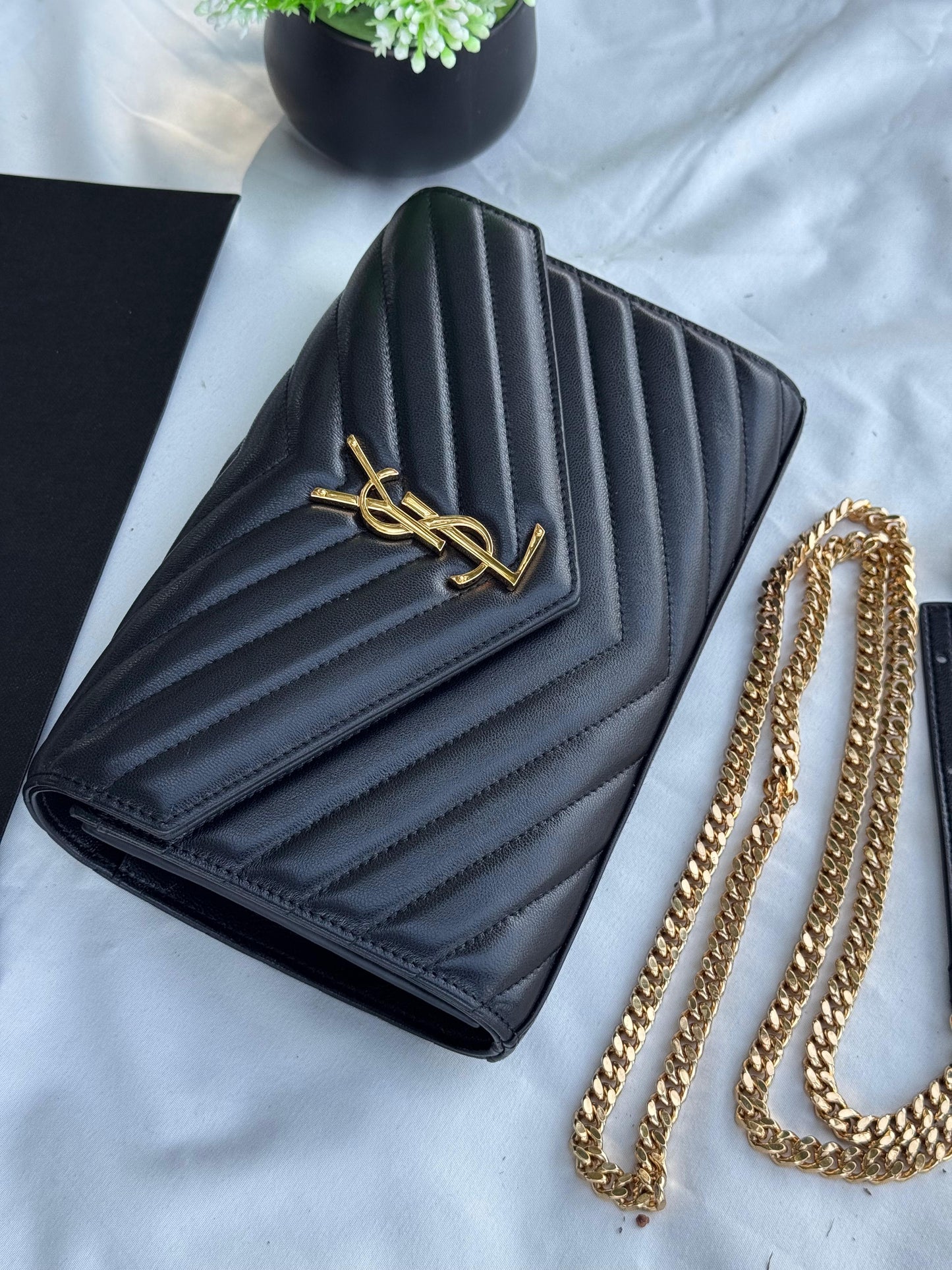 YSL shoulder bag Super master Quality with box and dust bag Size 22 cm