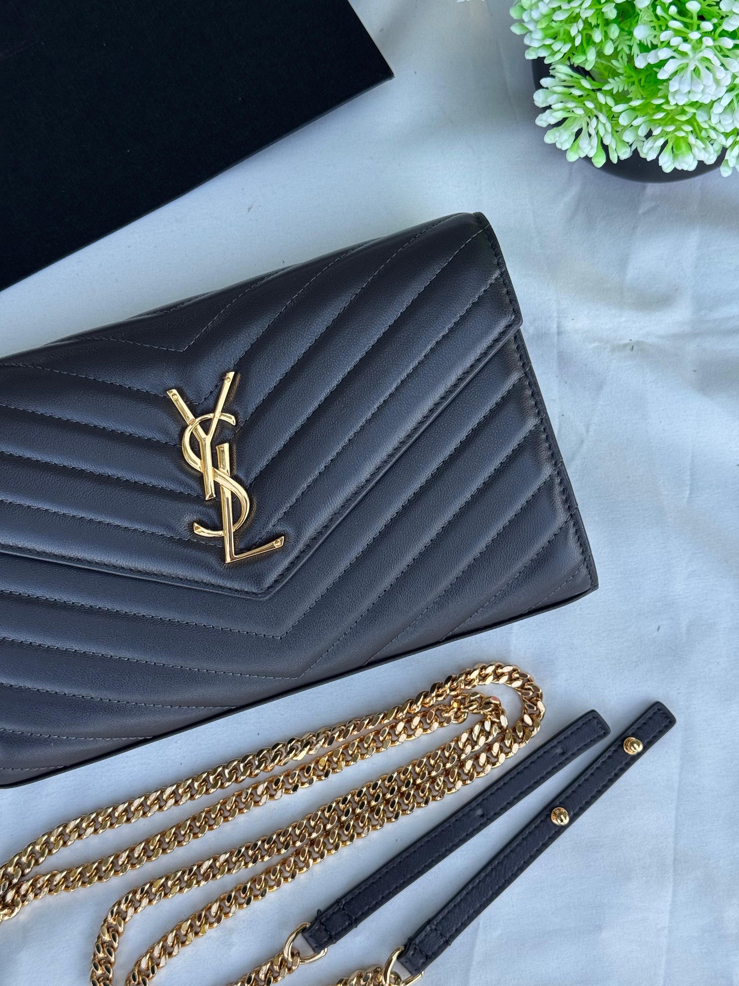 YSL shoulder bag Super master Quality with box and dust bag Size 22 cm