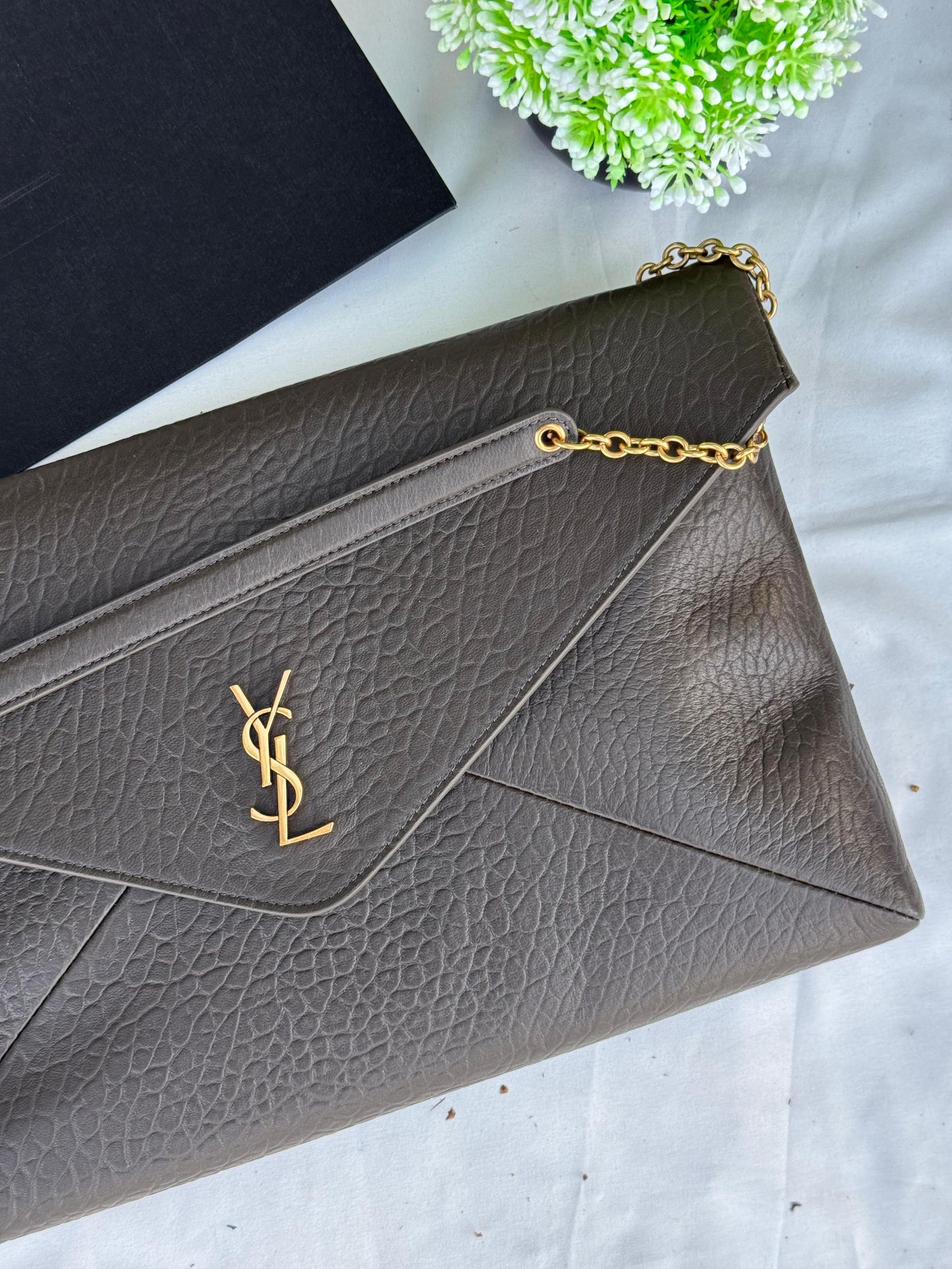 YSL POUCH Super master Quality with box and dust bag Size 30 cm