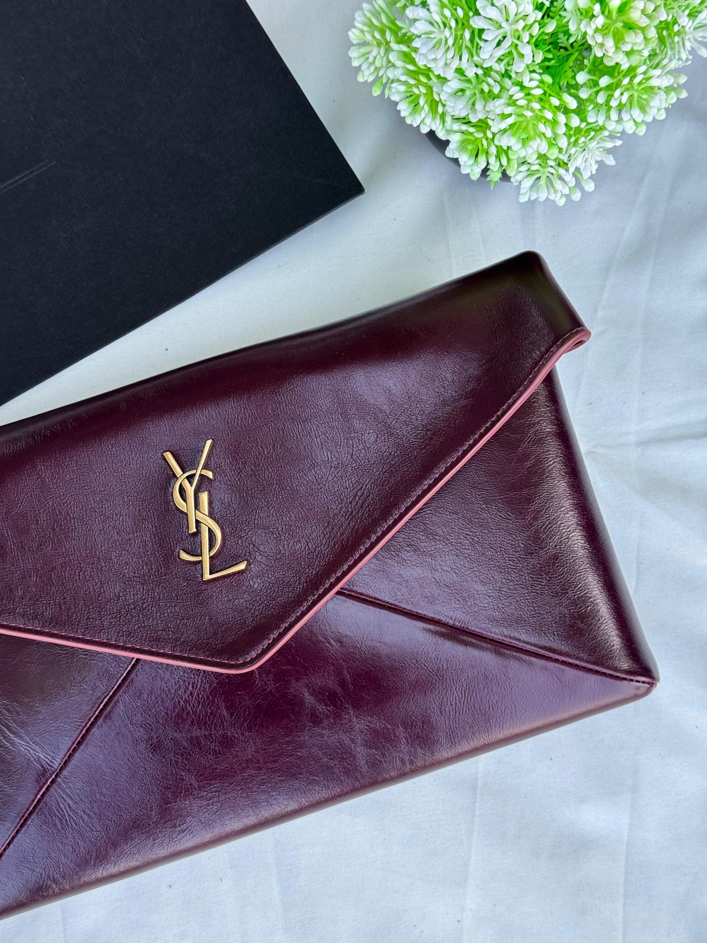 YSL POUCH Super master Quality with box and dust bag Size 30 cm