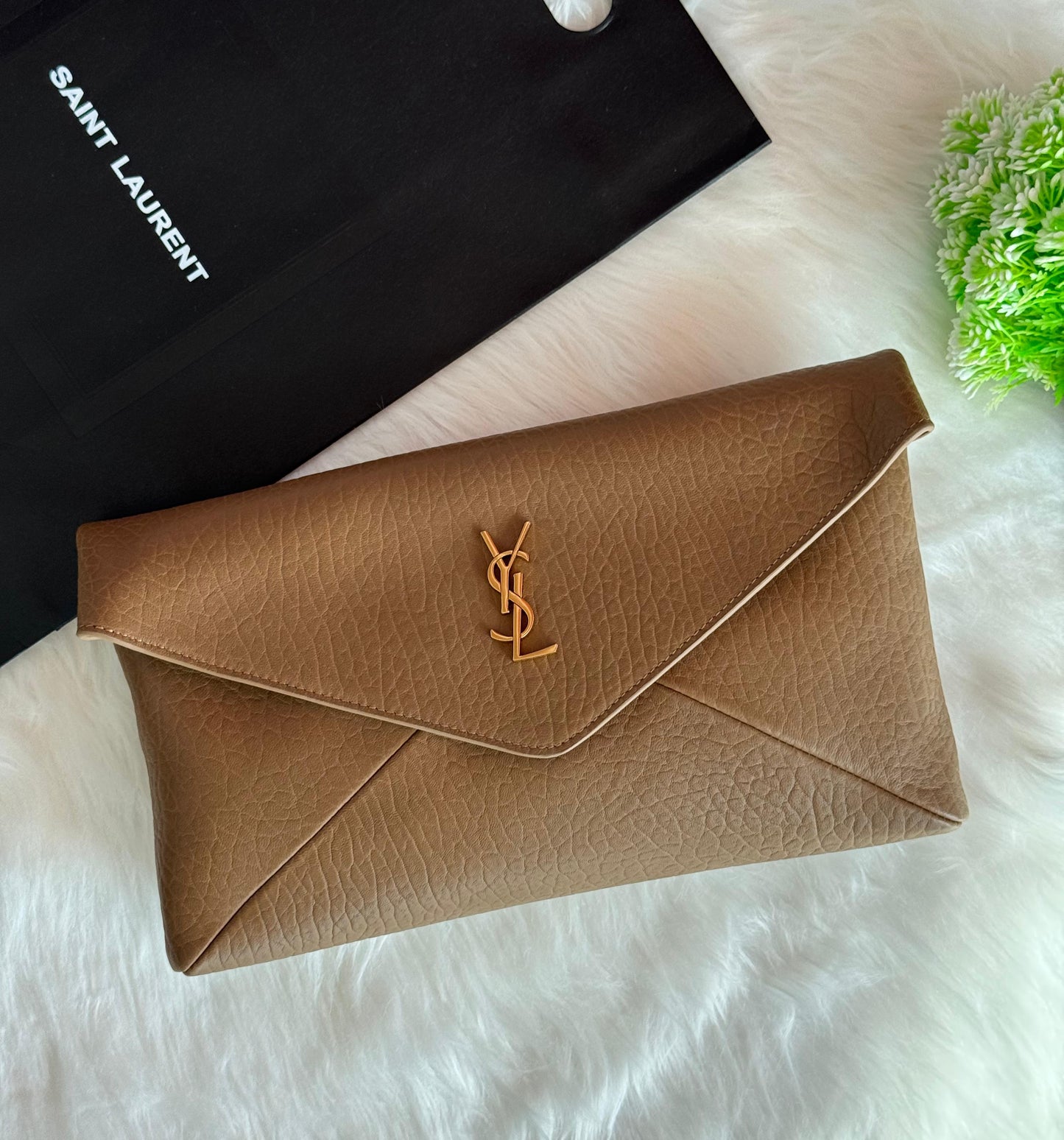 YSL POUCH Super master Quality with box and dust bag Size 30 cm
