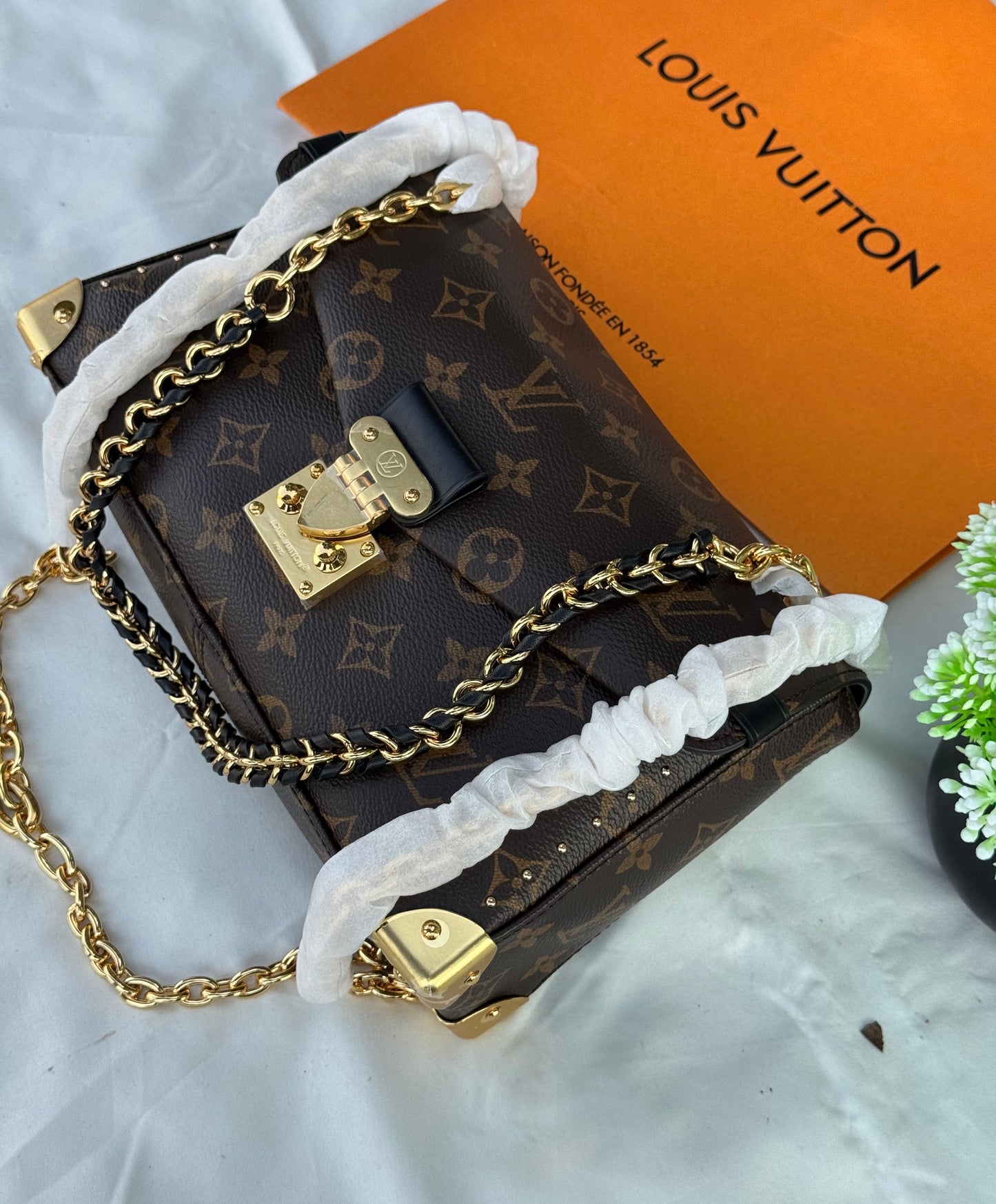LV Trunkie Super master Quality with box and dust bag Size 26 Cm