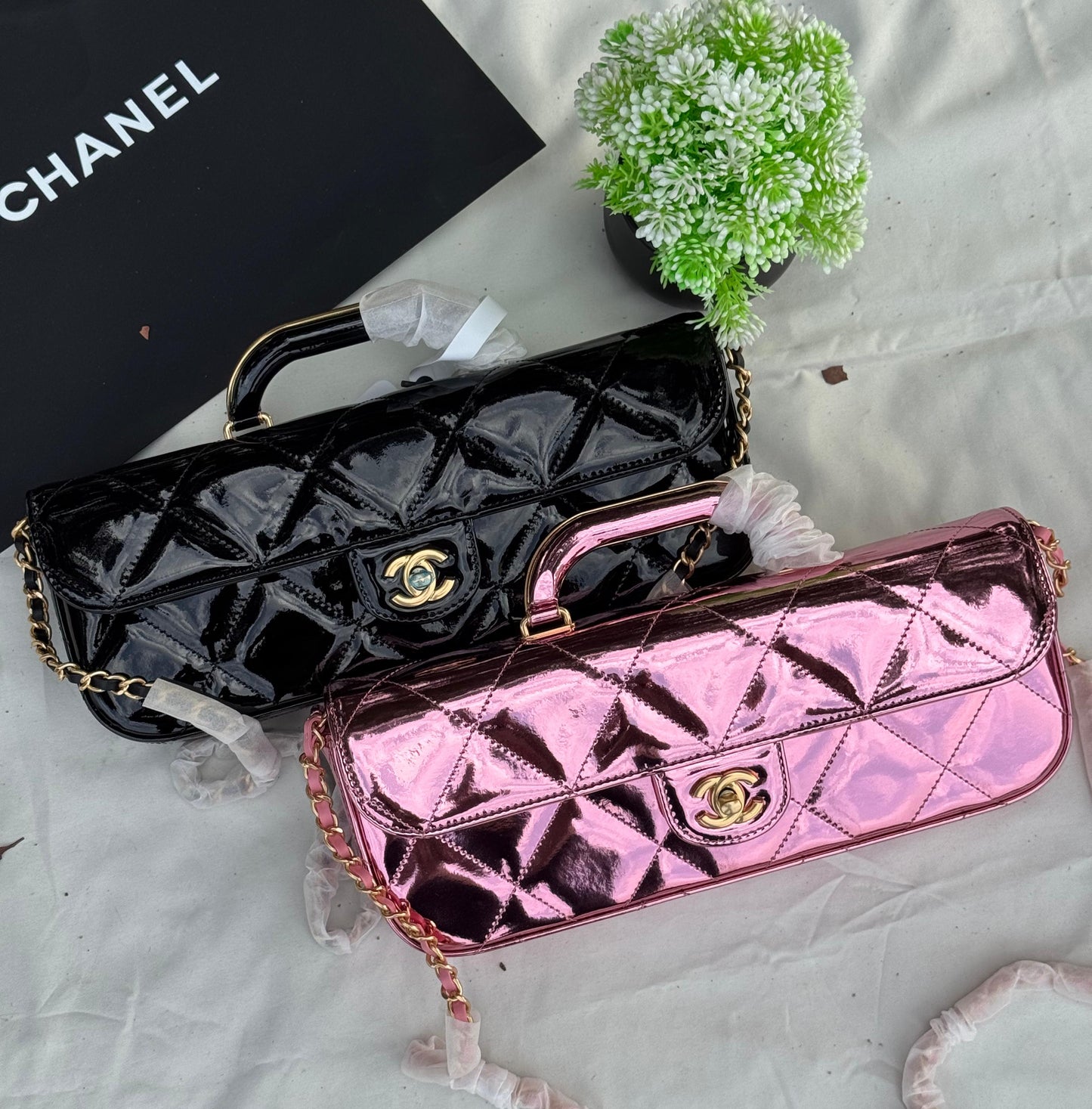 CHANEL large Flap With Handle Super master Quality with box and dust bag Size 30 Cm