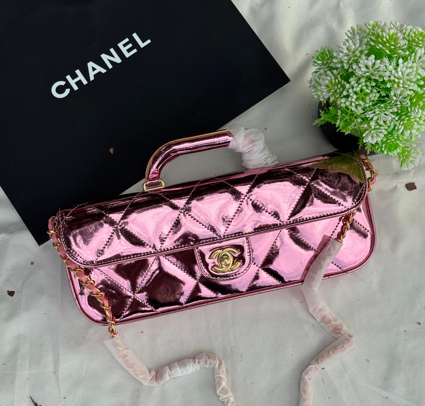 CHANEL large Flap With Handle Super master Quality with box and dust bag Size 30 Cm