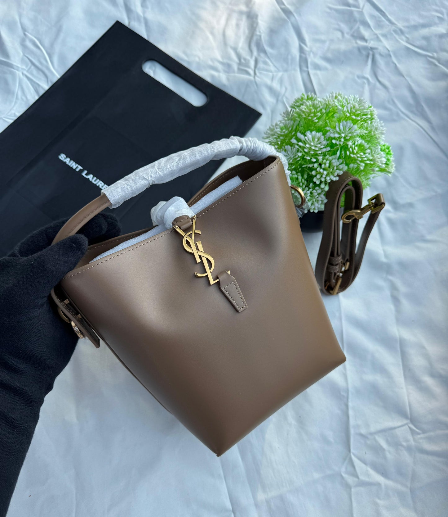 YSL Bucket Bag Calfskin Leather Super master Quality with box and dust bag