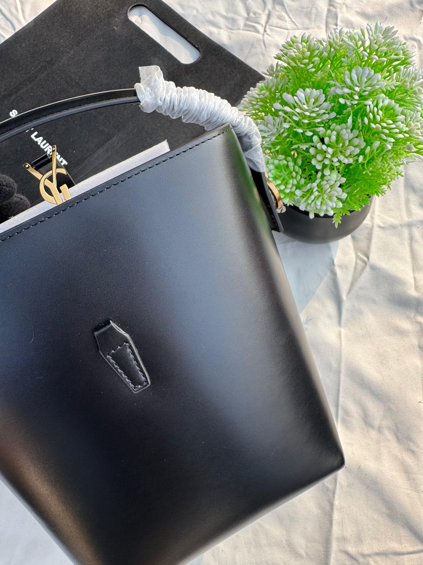 YSL Bucket Bag Calfskin Leather Super master Quality with box and dust bag