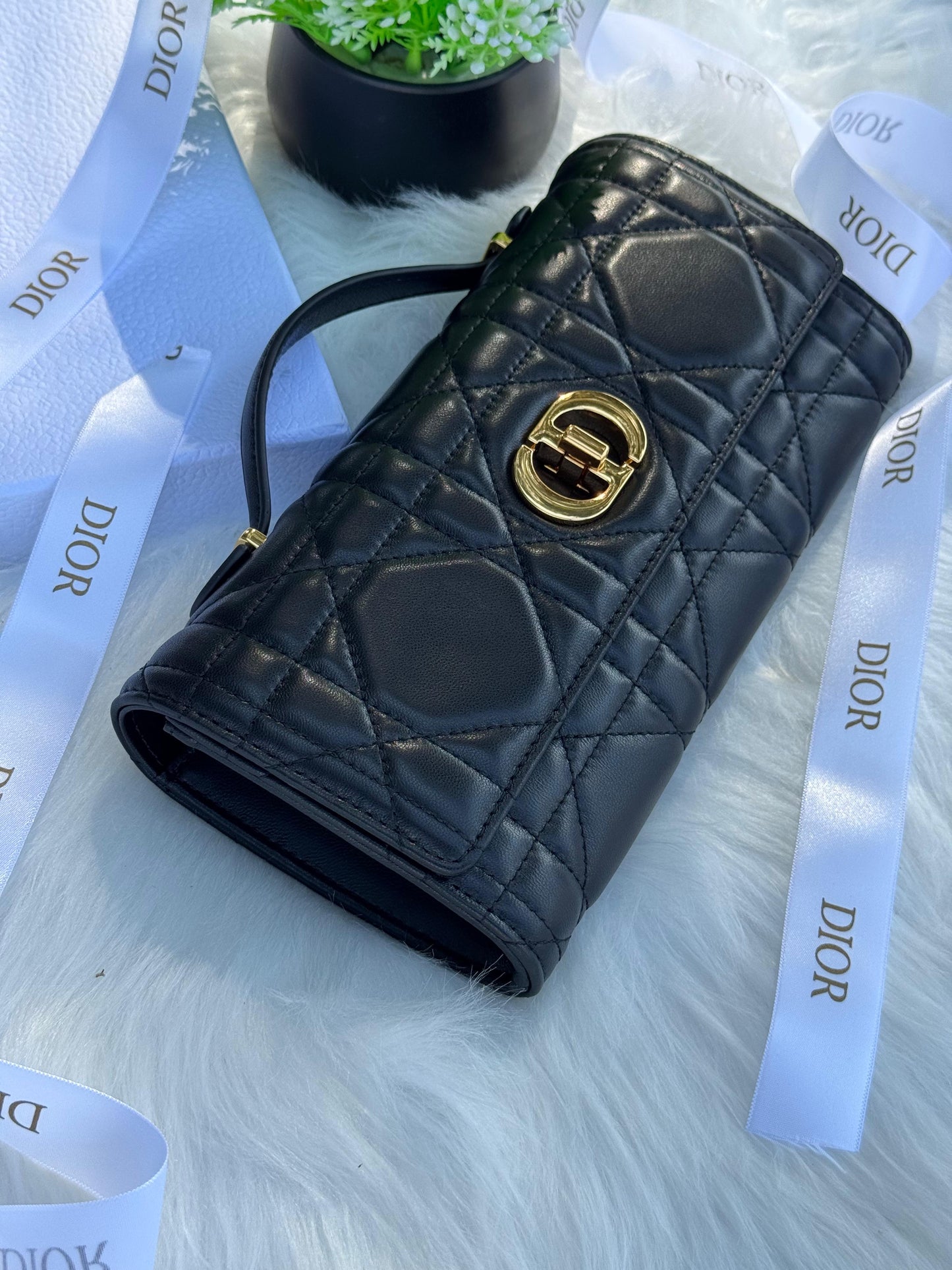DIOR Miss Caro Top Handle Pouch Super master Quality with box and dust bag Size 24 Cm