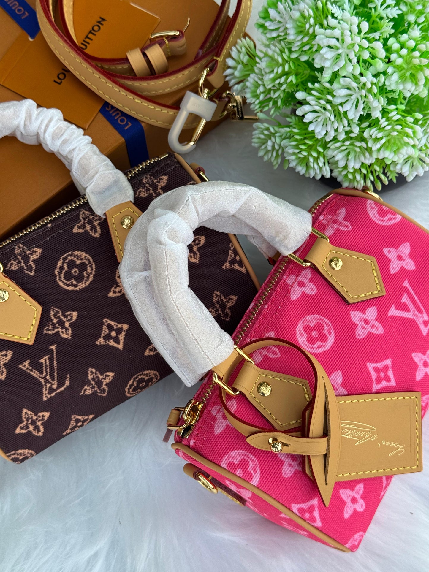 New LV Nano Speedy Super master Quality with box and dust bag Size 16 Cm