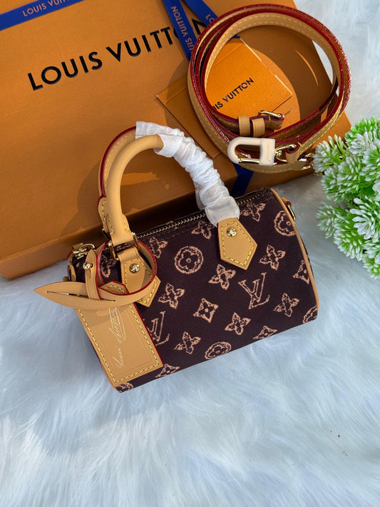 New LV Nano Speedy Super master Quality with box and dust bag Size 16 Cm