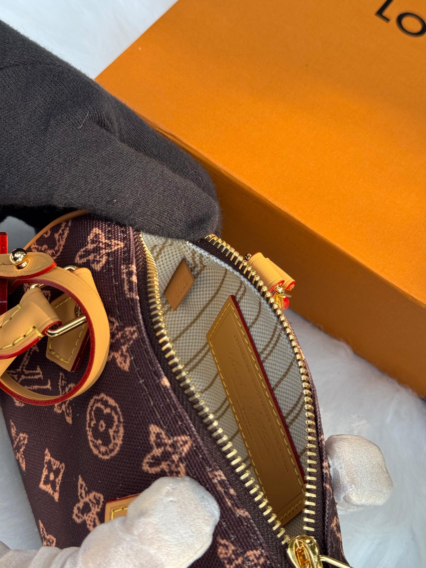 New LV Nano Speedy Super master Quality with box and dust bag Size 16 Cm