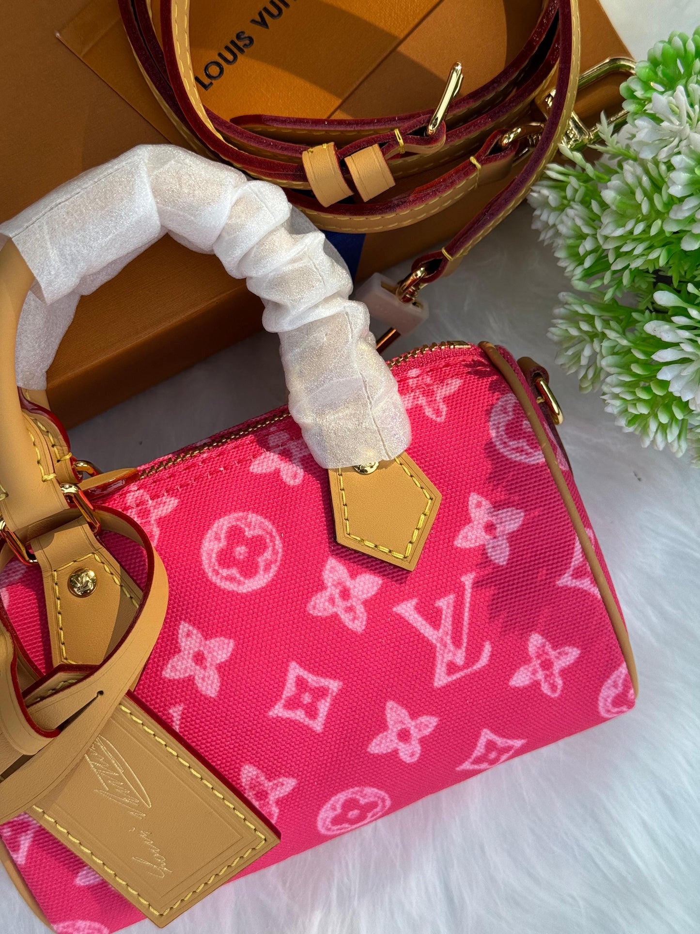 New LV Nano Speedy Super master Quality with box and dust bag Size 16 Cm