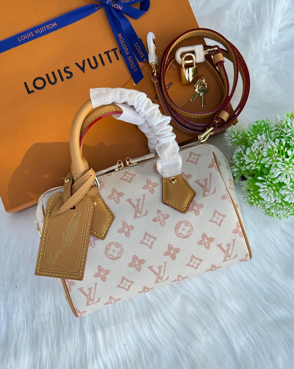 New LV Speedy Bandoulière 20 Super master Quality with box and dust bag Size 20 Cm