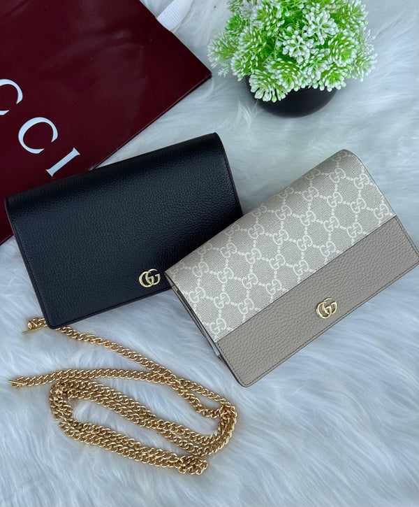 GUCCI Chain wallet Super master Quality with box and dust bag Size 20 Cm