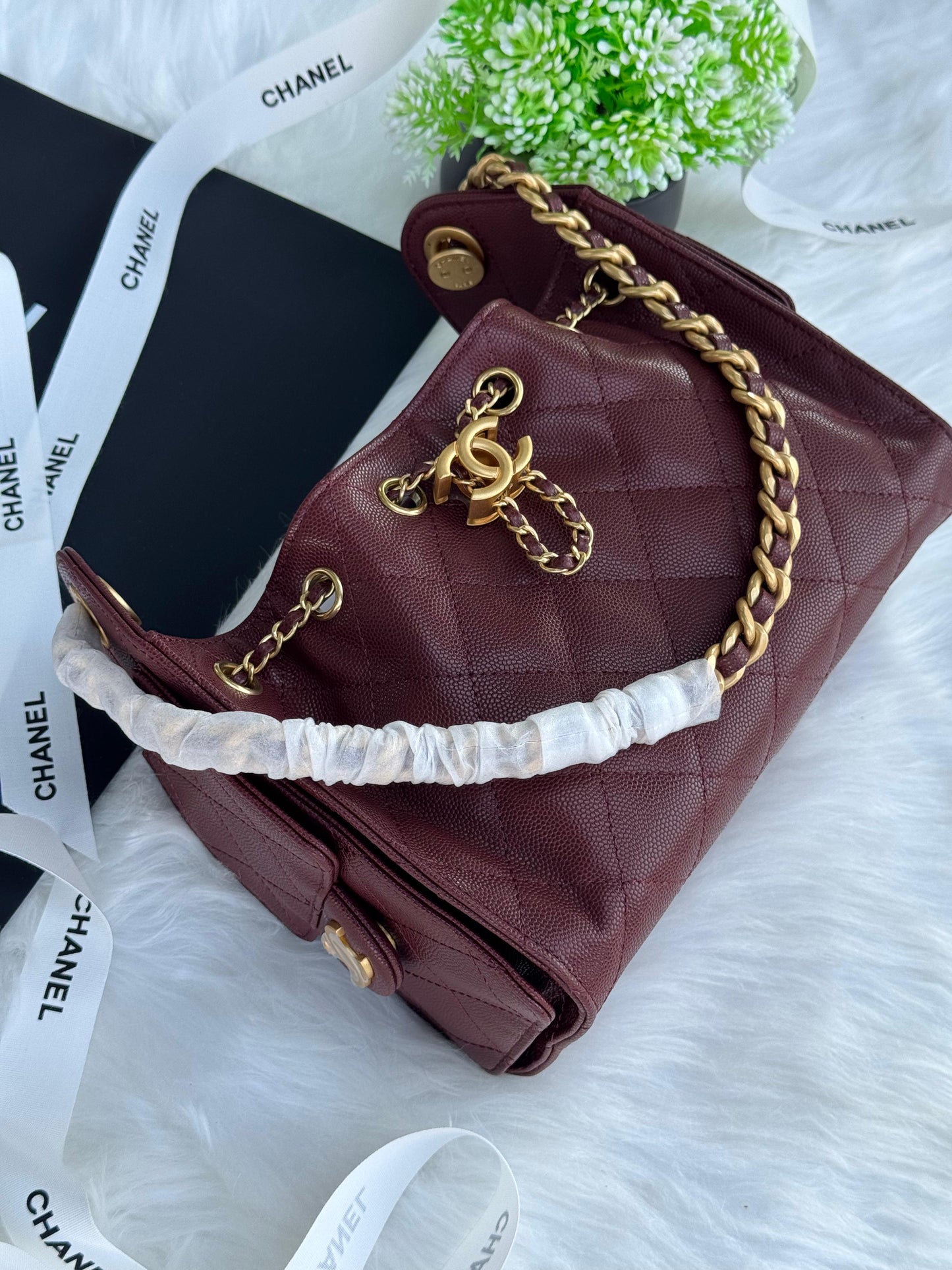 CHANEL Hobo mini Super master Quality with box and dust bag Size 22 cm