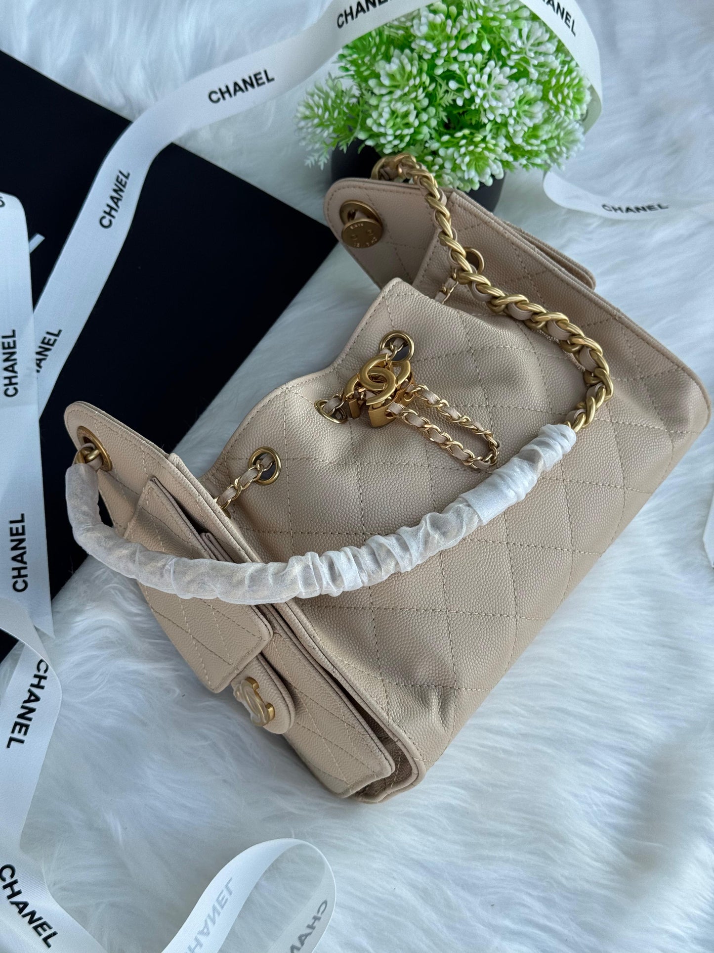 CHANEL Hobo mini Super master Quality with box and dust bag Size 22 cm