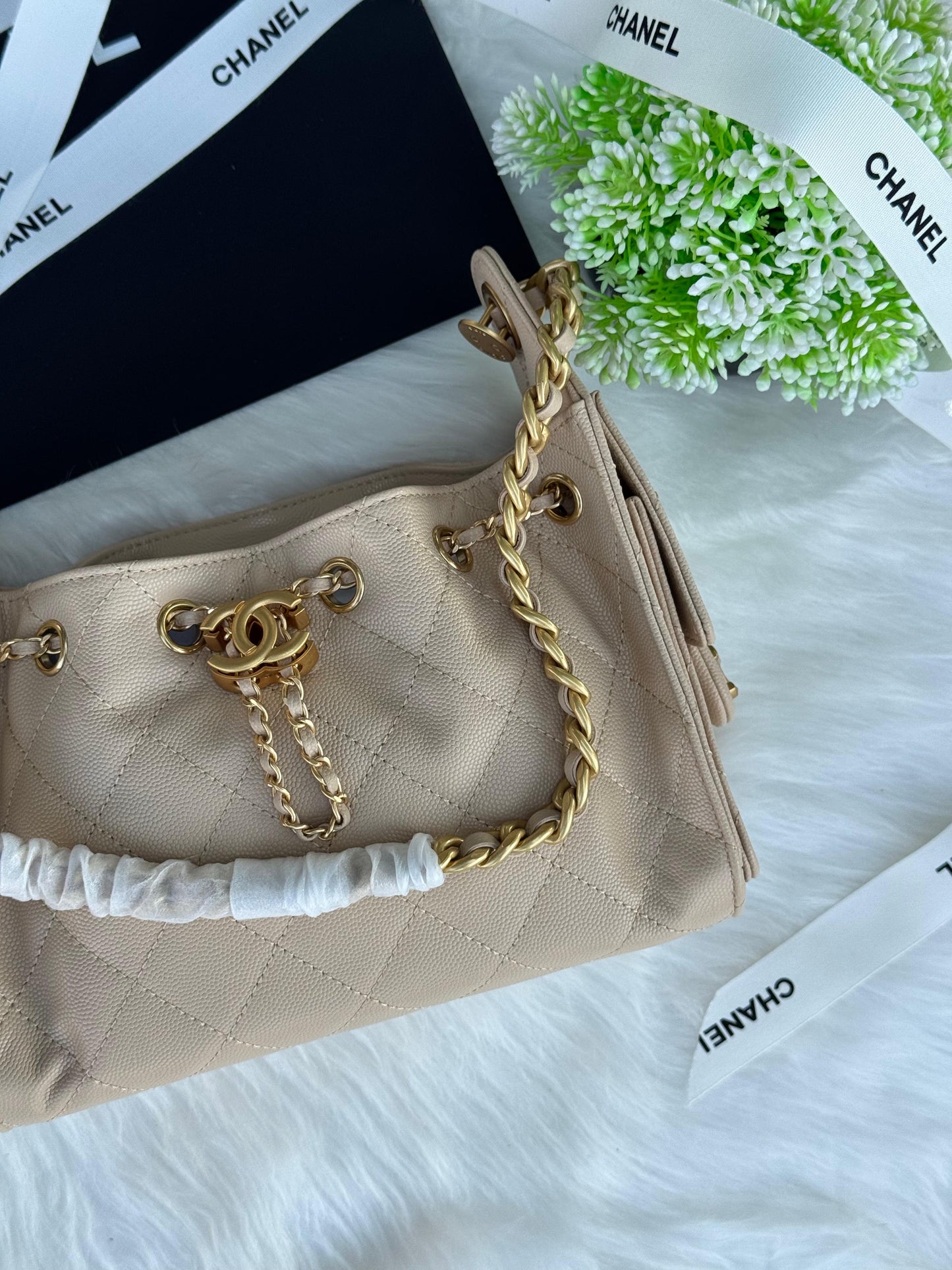 CHANEL Hobo mini Super master Quality with box and dust bag Size 22 cm