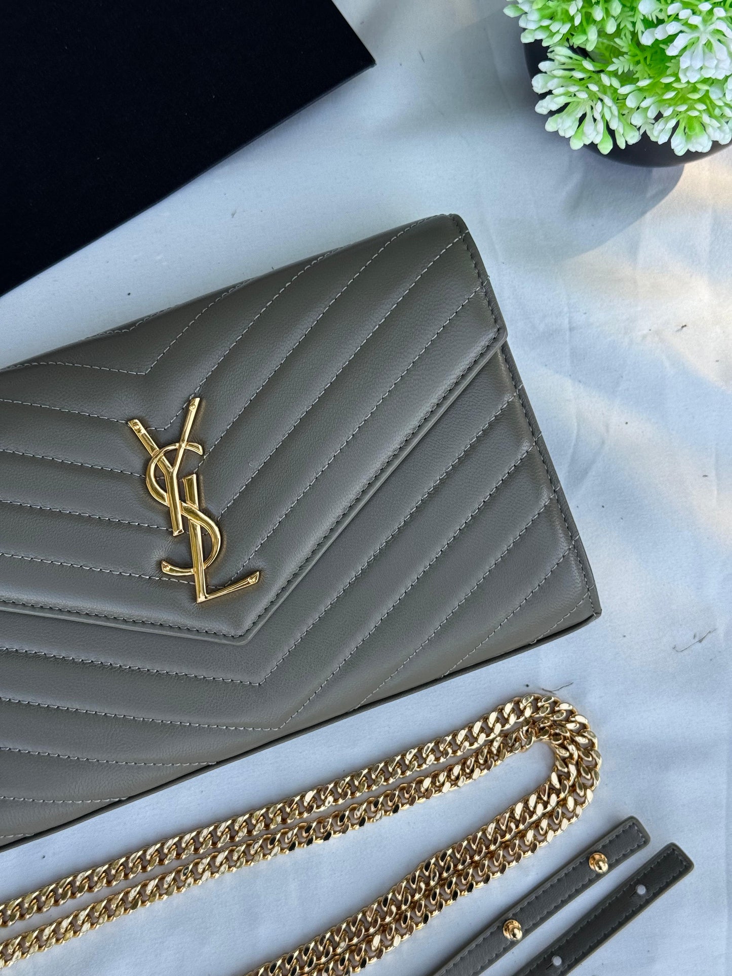YSL shoulder bag Super master Quality with box and dust bag Size 22 cm