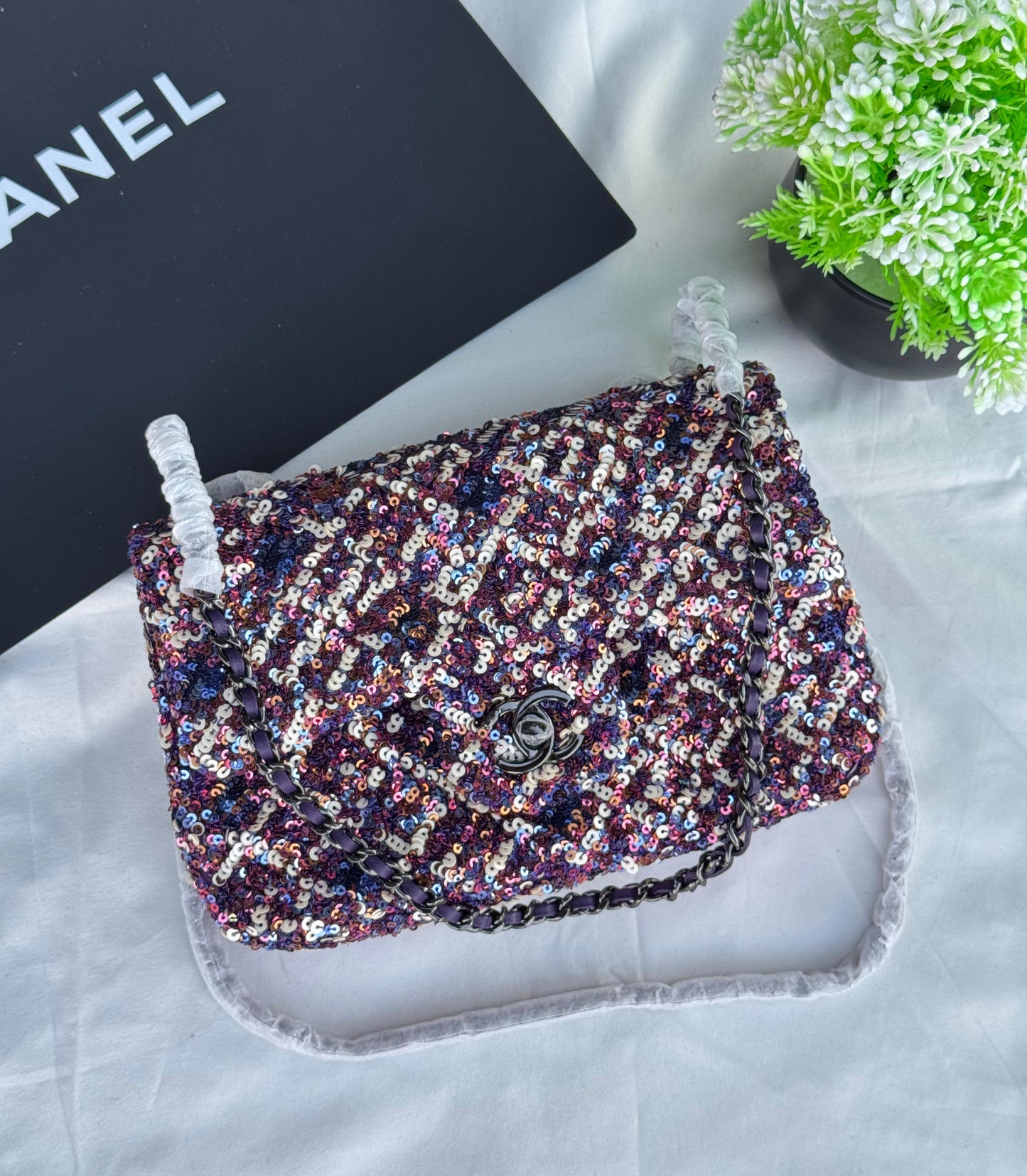 CHANEL Evening Bag Super master Quality with box and dust bag Size 20 Cm